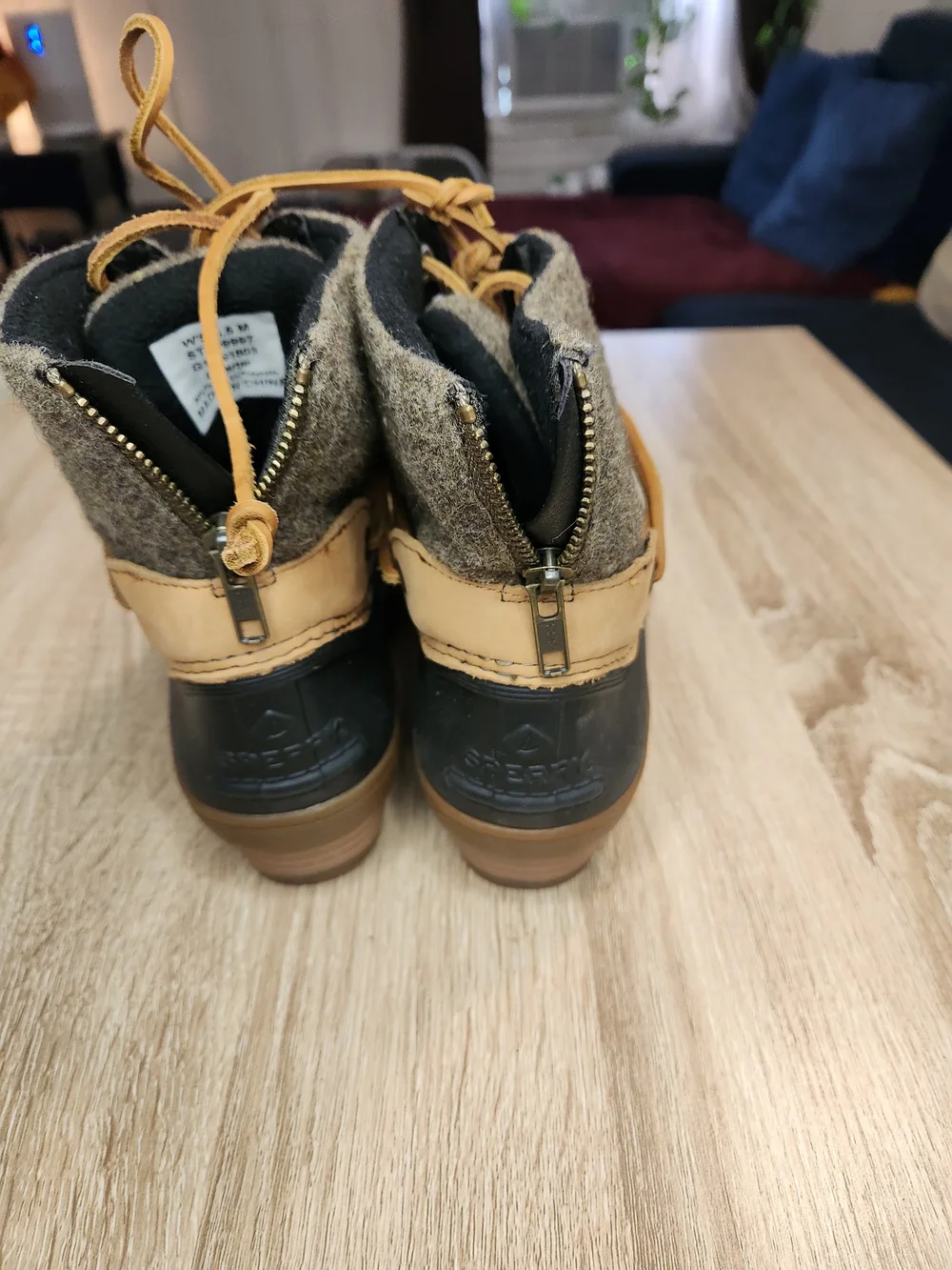 Sperry Saltwater Wedge Tide Wool Duck Boots